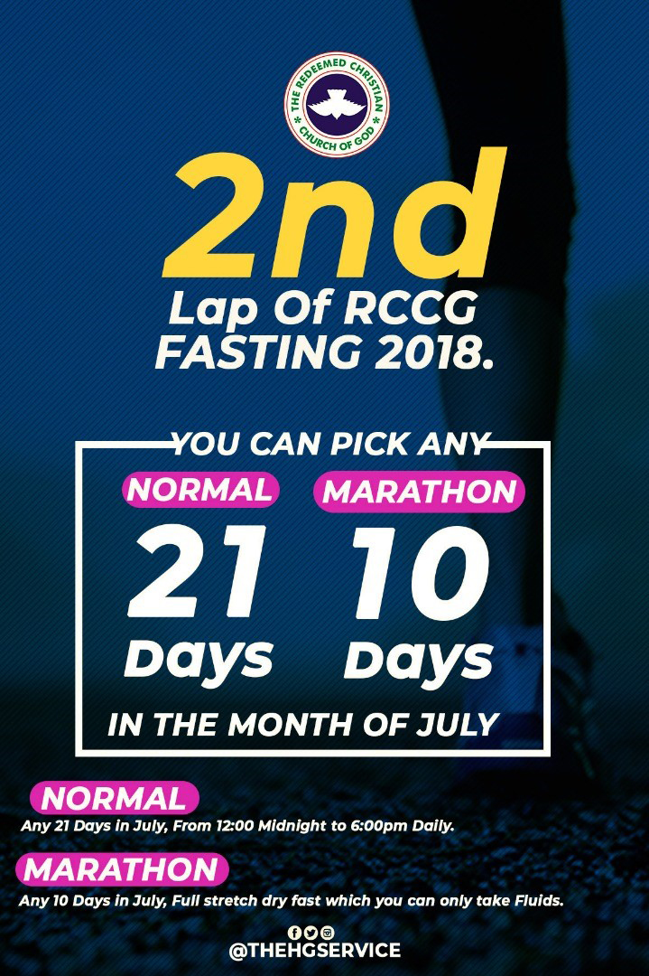 RCCG Fasting 2018 - Second Lap